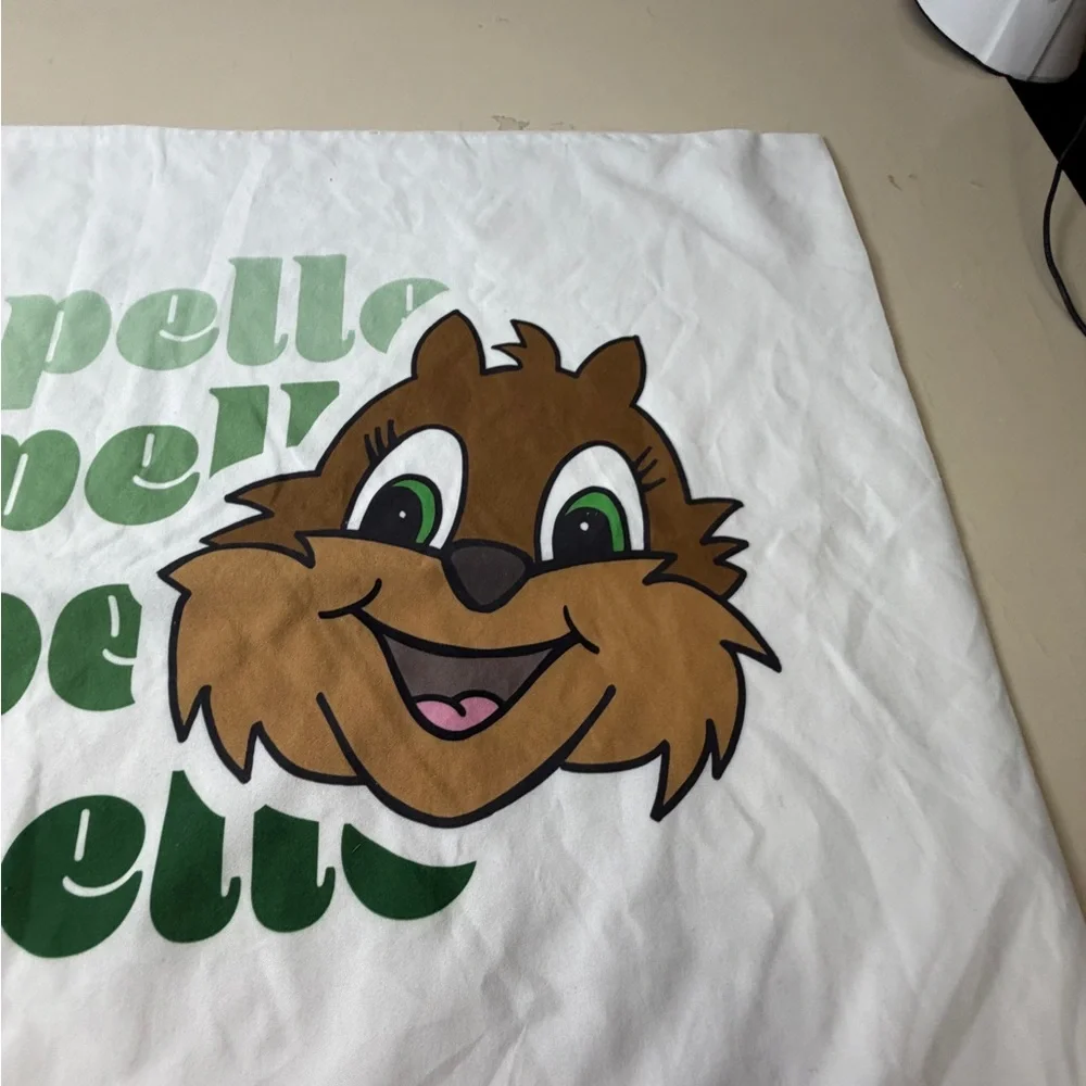 White Polyester Pillow Cover